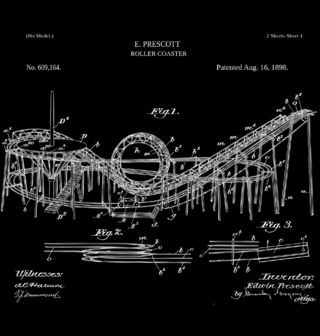Obrázek 2 produktu Dětské tričko Horská dráha Patent E. Prescott