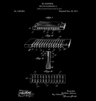 Obrázek 2 produktu Pánské tričko Harmonika Patent M. Hohner