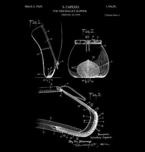 Obrázek produktu Pánské tričko Baletní Piškot Patent S. Capezio