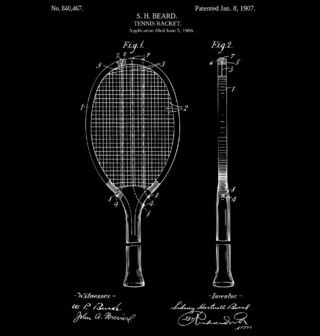 Obrázek 2 produktu Dětské tričko Tenisová Raketa Patent S. H. Beard