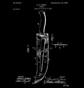 Obrázek 2 produktu Dámské tričko Nůž Patent S. H. Jones