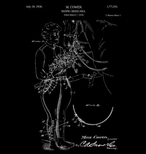 Obrázek produktu Dětské tričko Jezdecké kalhoty Rajtky Patent M. Cowen