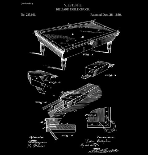 Obrázek produktu Dámské tričko Kulečník Patent V. Estephé