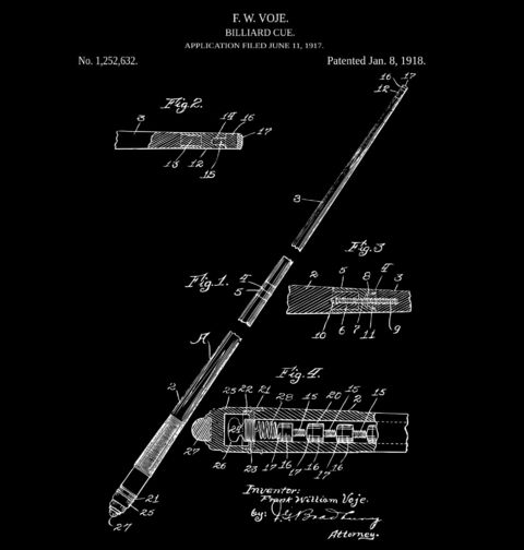 Obrázek produktu Dámské tričko Kulečníkové Tágo Patent F. W. Voje