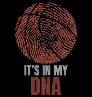 Obrázek 2 produktu Dámské tričko Basketbalový míč v mém DNA It's in my DNA