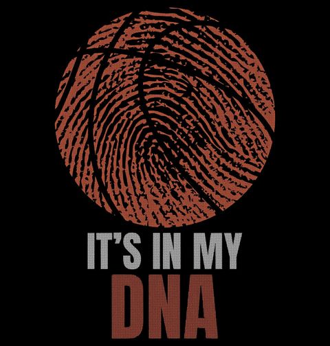 Obrázek produktu Dámské tričko Basketbalový míč v mém DNA It's in my DNA