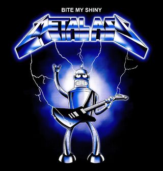 Obrázek 2 produktu Dámské tričko Metalový Robot Bender Bite my shiny metal ass