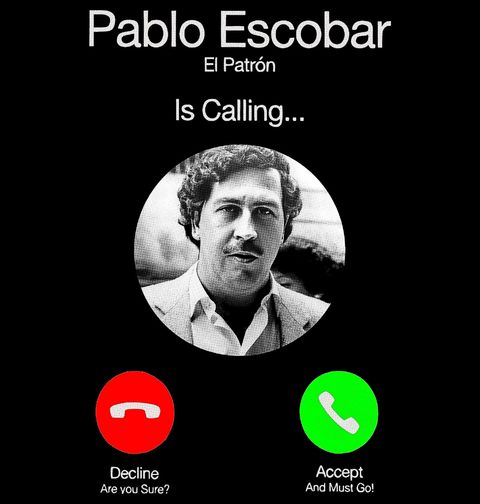 Obrázek produktu Pánské tričko Pablo Escobar volá Phone Call
