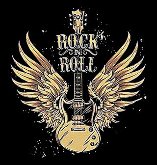 Obrázek 2 produktu Dámské tričko Rock N Roll Zlatá Kytara 