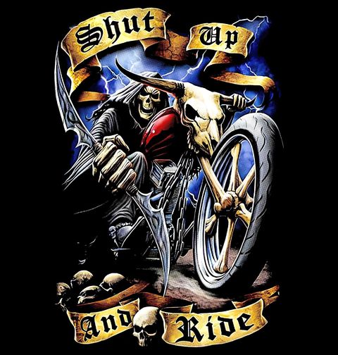 Obrázek produktu Pánské tričko Zmlkni a Jeď Shut up and Ride 