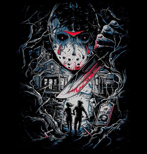 Obrázek produktu Dámské tričko Vražedný Jason Voorhees