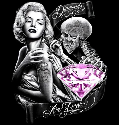 Obrázek produktu Pánské tričko Marilyn Monroe Diamonds Are Forever