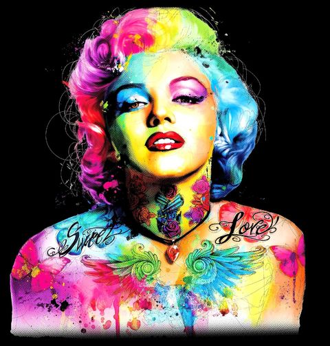 Obrázek produktu Dámské tričko Marilyn Monroe v Barvách