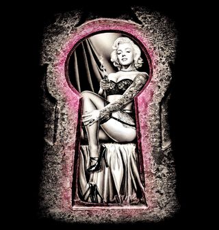 Obrázek 2 produktu Pánské tričko Marilyn Monroe za Klíčovou Dírkou
