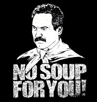 Obrázek 2 produktu Dámské tričko No Soup For You Show Jerryho Seinfelda 