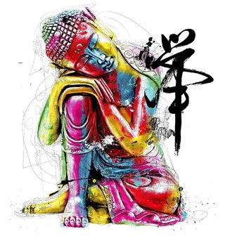 Obrázek 2 produktu Pánské tričko Barevný Buddha