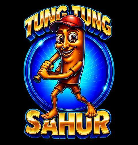 Obrázek produktu Dětské tričko Baseballista Tung Tung Tung Sahur