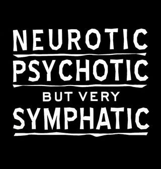 Obrázek 2 produktu Dámské tričko Neurotická, psychotická, ale velmi sympatická! (Velikost: XXL)