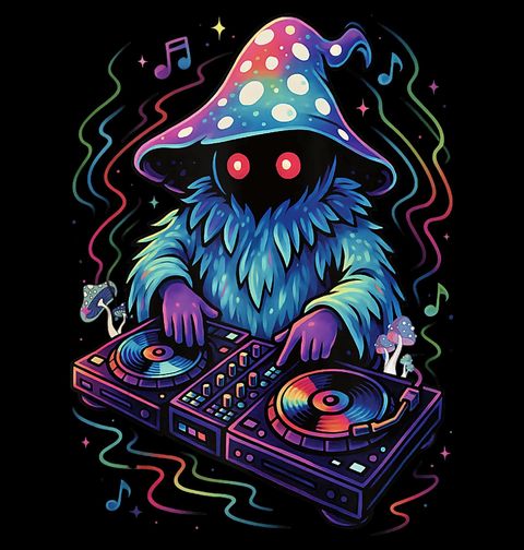 Obrázek produktu Pánské tričko Psychedelický DJ