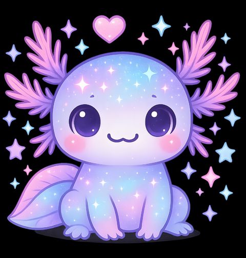 Obrázek produktu Dámské tričko Galaktický Axolotl mexický
