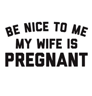 Obrázek 2 produktu Pánské tričko Buď na mě hodný, moje žena je těhotná!