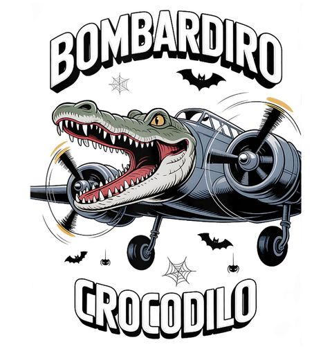 Obrázek produktu Dámské tričko Létající Bombardiro Crocodilo