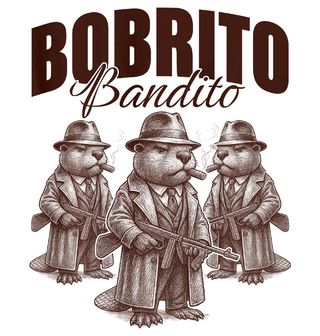 Obrázek 2 produktu Dámské tričko Gangster Bobrito Bandito