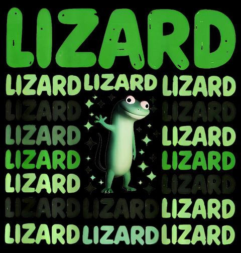 Obrázek produktu Pánské tričko Meme Ještěrka LIZARD