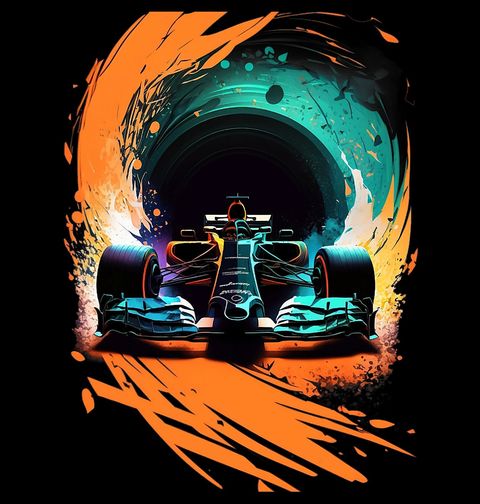 Obrázek produktu Dámské tričko Rychlost Formule 1