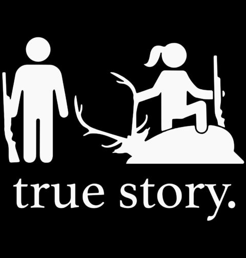 Obrázek produktu Dámské tričko Myslivcova Žena True Story