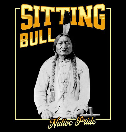 Obrázek produktu Pánské tričko Náčelník Sedící Býk Sitting Bull