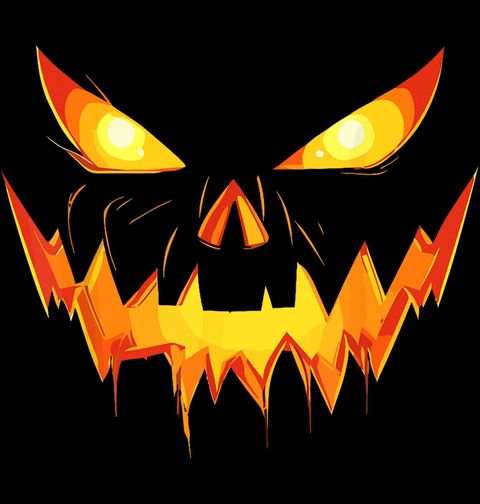 Obrázek produktu Dámské tričko Hororová Dýně Jack O' Lantern