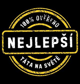 Obrázek 2 produktu Pánské tričko Nejlepší táta na světě 100% Ověřeno