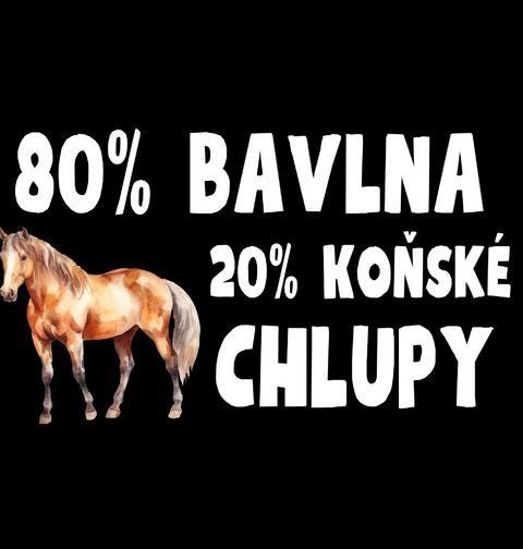 Obrázek produktu Pánské tričko 80 % Bavlna, 20 % Koňské Chlupy