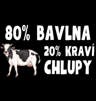 Obrázek 2 produktu Pánské tričko 80 % Bavlna, 20 % Kraví Chlupy