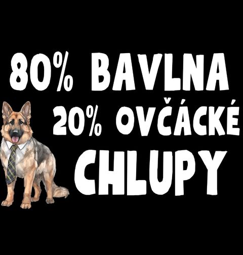 Obrázek produktu Pánské tričko 80 % Bavlna, 20 % Ovčácké Chlupy