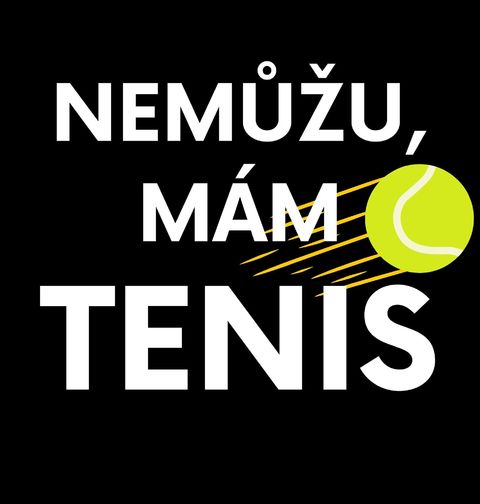Obrázek produktu Pánské tričko Nemůžu, mám tenis