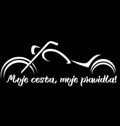 Obrázek produktu Pánské tričko Motorkář Moje cesta, moje pravidla