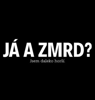 Obrázek 2 produktu Pánské tričko Já a zmrd? Jsem daleko horší.