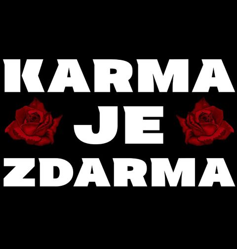 Obrázek produktu Pánské tričko Karma je zdarma