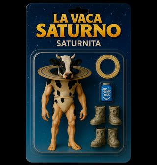 Obrázek 2 produktu Dámské tričko Akční Figurka La Vaca Saturno