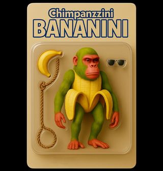 Obrázek 2 produktu Dámské tričko Akční Figurka Chimpanzzini Bananini