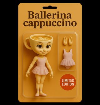 Obrázek 2 produktu Pánské tričko Akční Figurka Ballerina Cappuccino