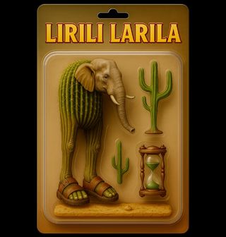 Obrázek 2 produktu Dětské tričko Akční Figurka Lirili Larila