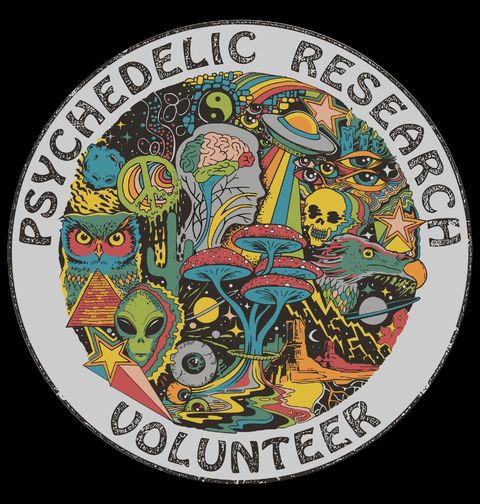 Obrázek produktu Pánské tričko Dobrovolník Psychedelického Výzkumu