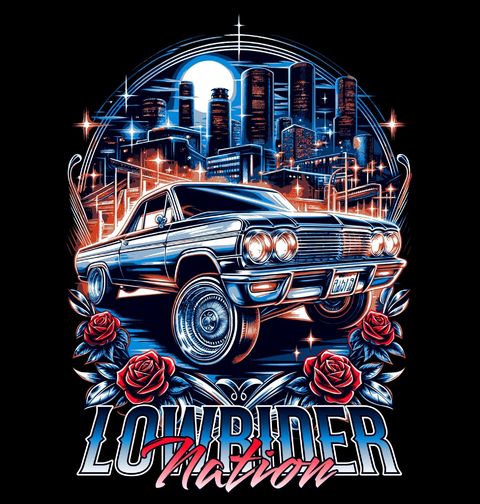Obrázek produktu Dámské tričko Národ Lowriderů Lowrider Nation