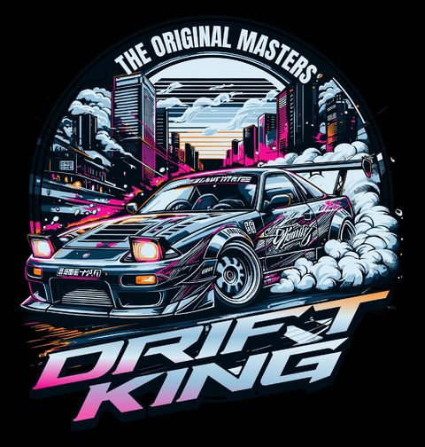 Obrázek produktu Dámské tričko Král Smyku Drift King