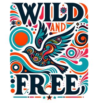 Obrázek 2 produktu Dámské tričko Divoký a Svobodný Wild And Free