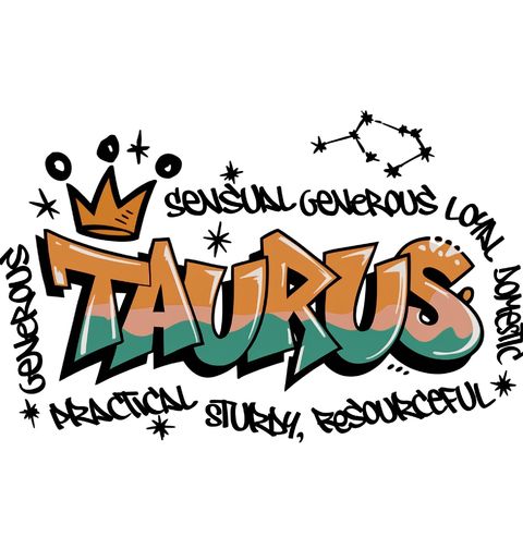 Obrázek produktu Dětské tričko Horoskop Býk Taurus Graffiti