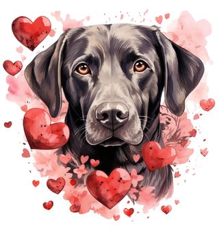 Obrázek 2 produktu Dámské tričko Zamilovaný Labradorský retrívr